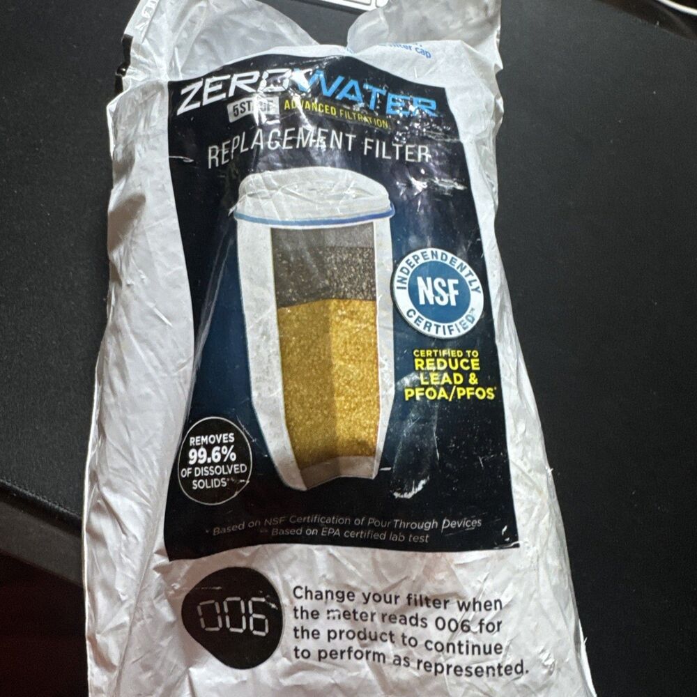 New Sealed Zero Water Filter 5 Stage Replacement Filter